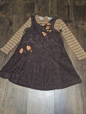 Vintage Blueberi Boulevard Corduroy Dress Set